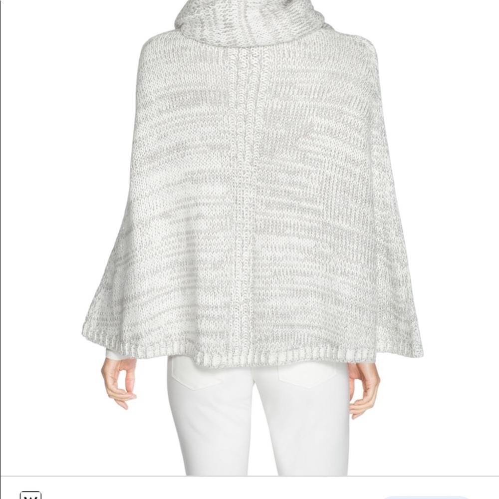 WHBM Convertible cowl neck poncho